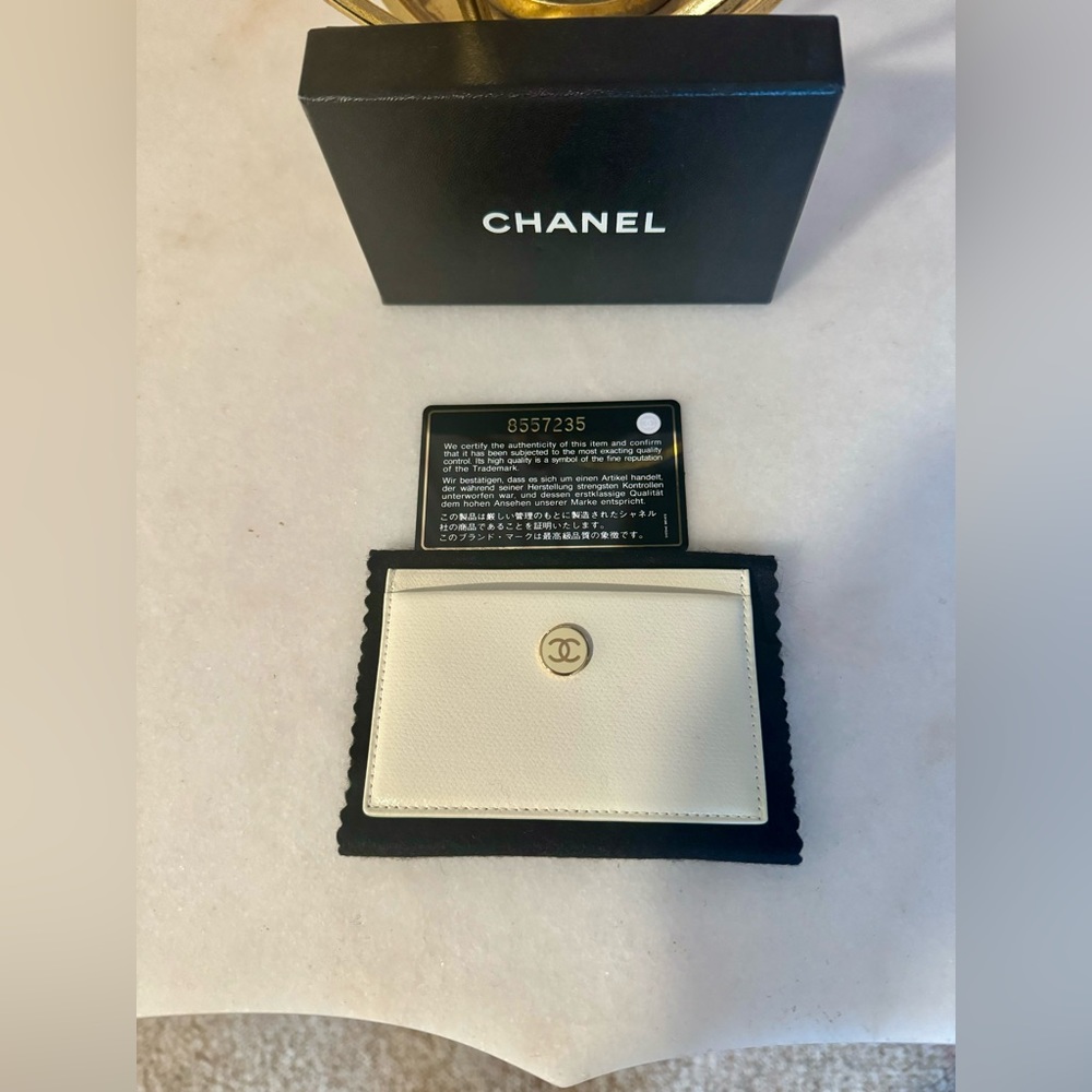 *Authentic* Chanel Card Holder *Button Collection* - image 2